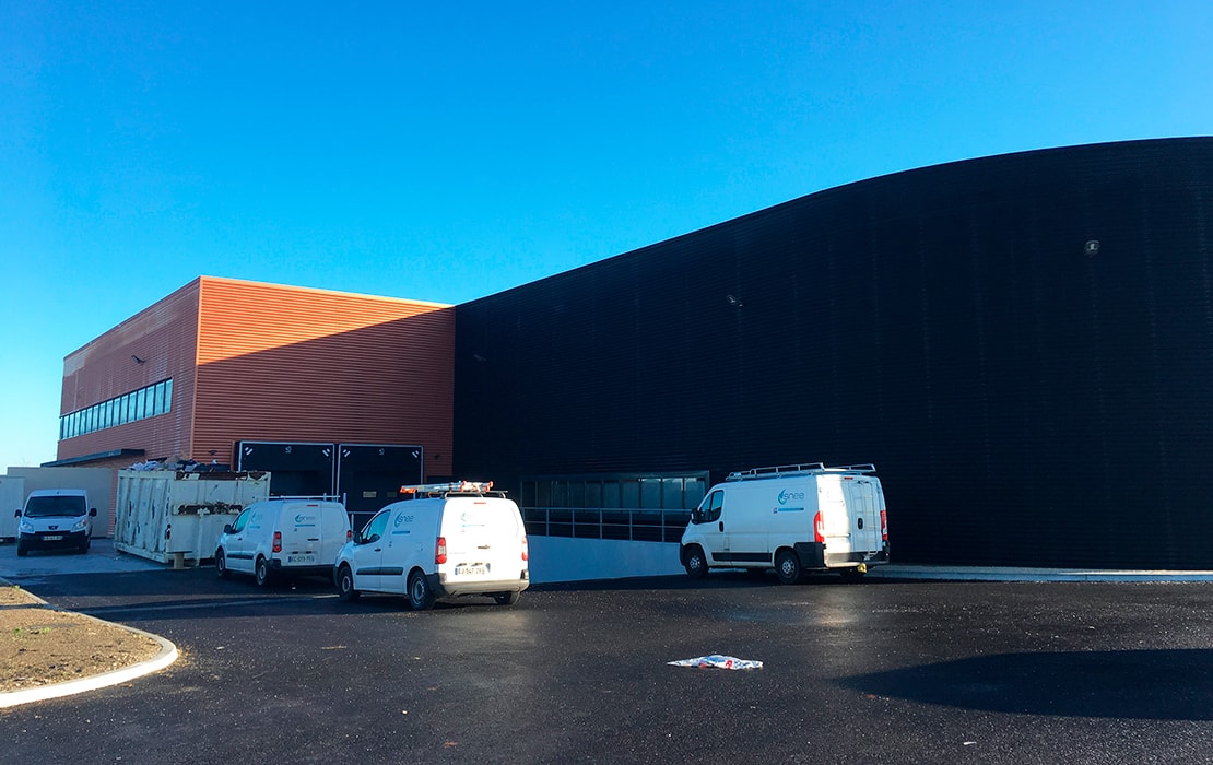 EKK à Segonzac - Chantier site industriel - Génie électrique et Génie climatique